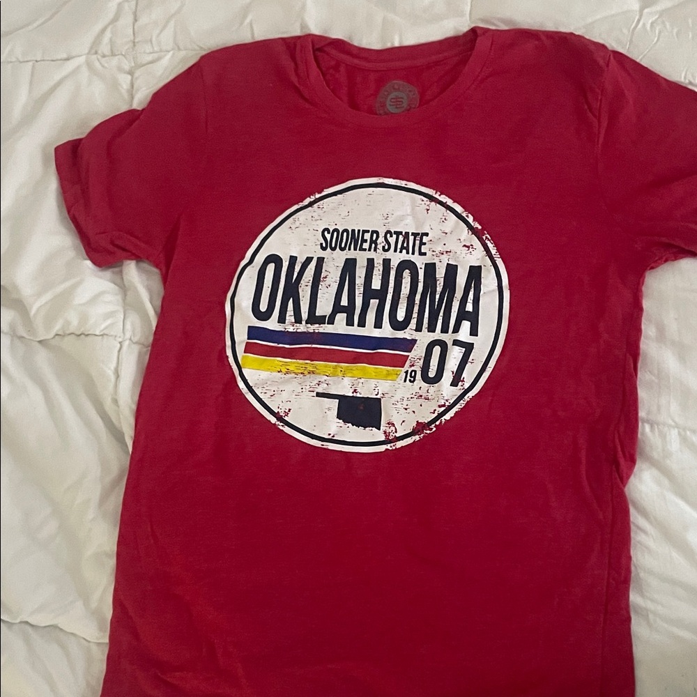 Oklahoma Graphic Women's Red Tee